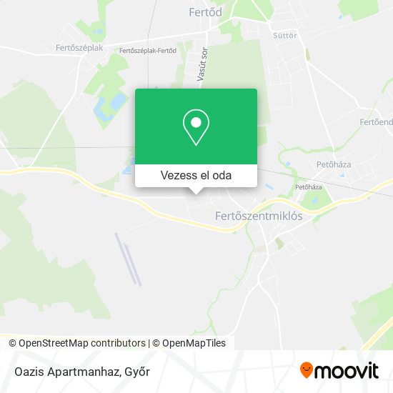 Oazis Apartmanhaz térkép