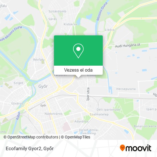 Ecofamily Gyor2 térkép
