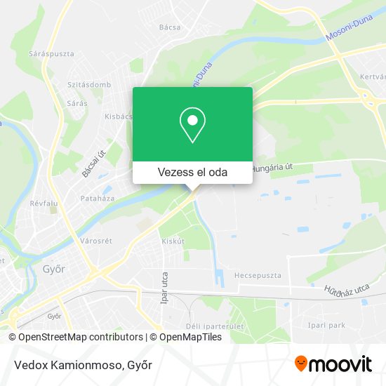 Vedox Kamionmoso térkép