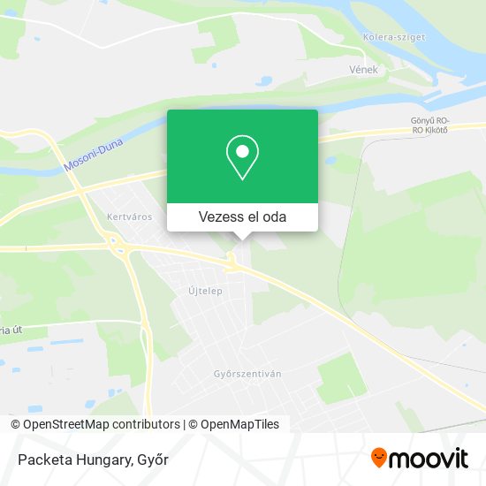 Packeta Hungary térkép