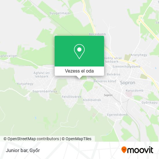 Junior bar térkép