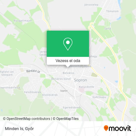 Minden Is térkép