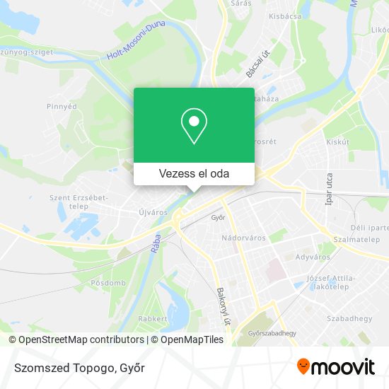 Szomszed Topogo térkép
