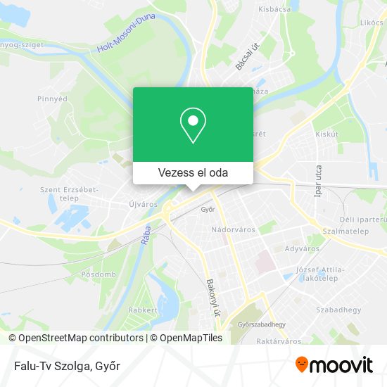 Falu-Tv Szolga térkép