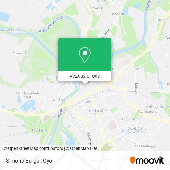 Simon's Burger térkép