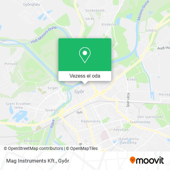 Mag Instruments Kft. térkép