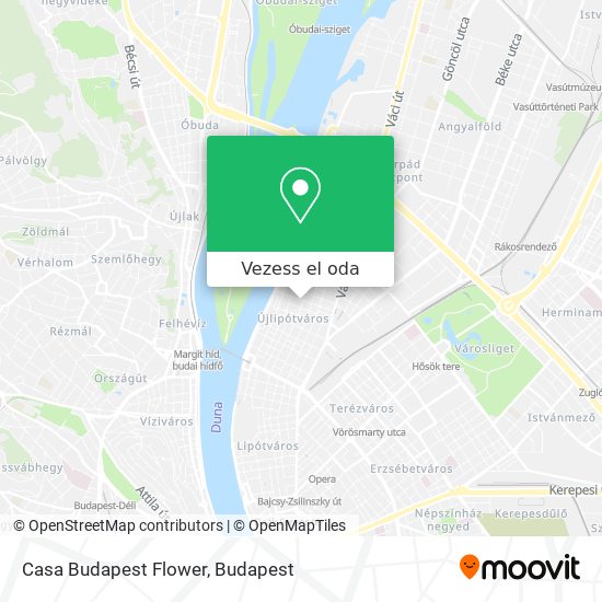 Casa Budapest Flower térkép