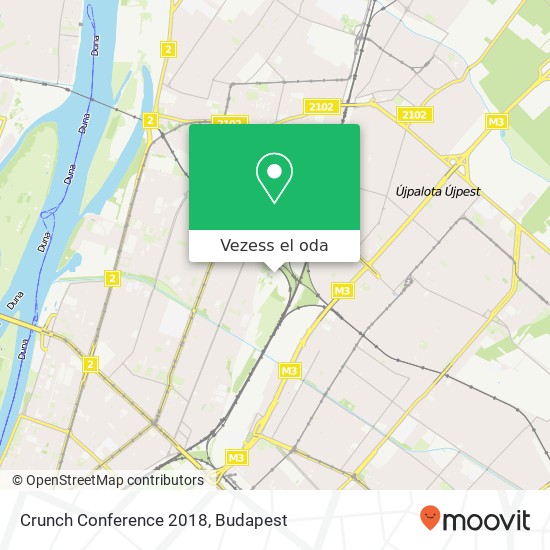 Crunch Conference 2018 térkép
