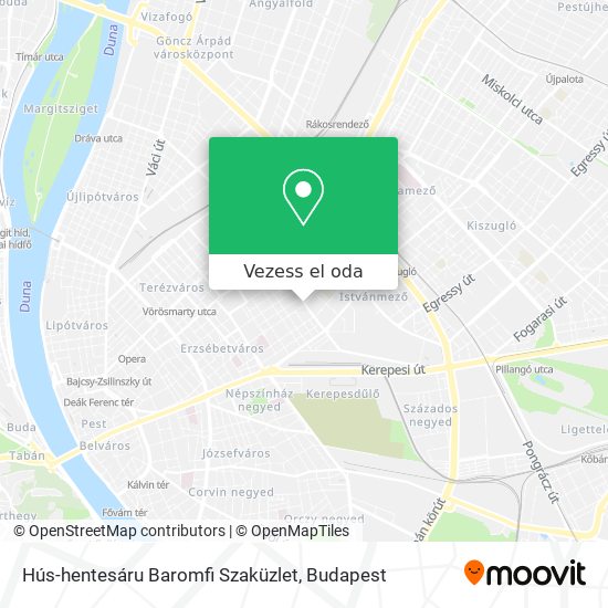 Hús-hentesáru Baromfi Szaküzlet térkép