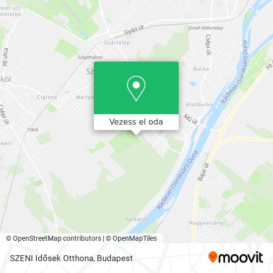 SZENI Idősek Otthona térkép
