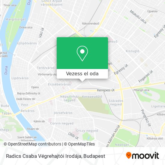Radics Csaba Végrehajtói Irodája térkép