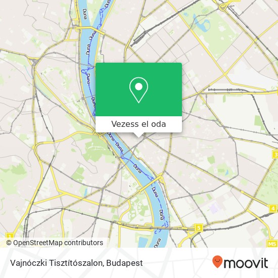 Vajnóczki Tisztítószalon térkép