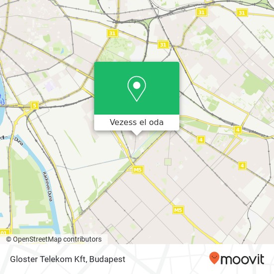 Gloster Telekom Kft térkép