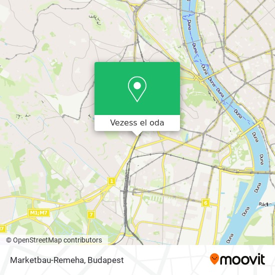 Marketbau-Remeha térkép