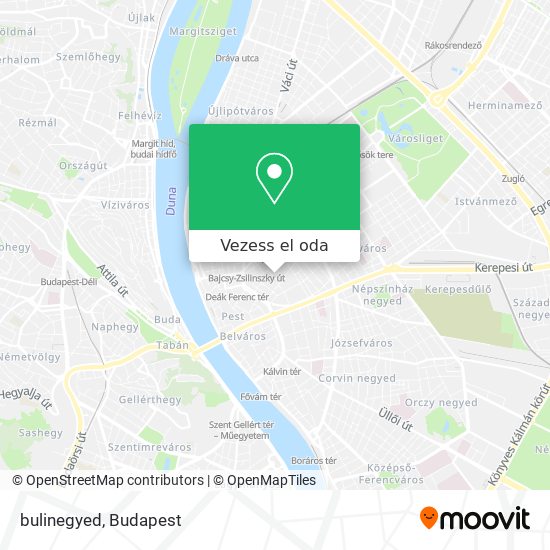 bulinegyed térkép