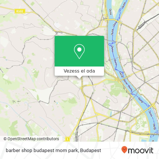 barber shop budapest mom park térkép