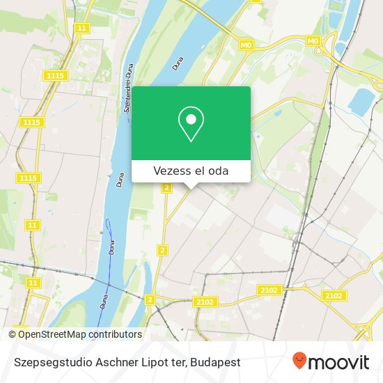 Szepsegstudio Aschner Lipot ter térkép