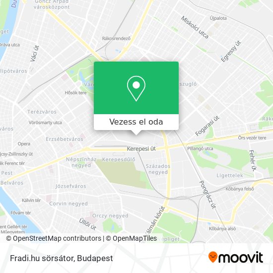 Fradi.hu sörsátor térkép