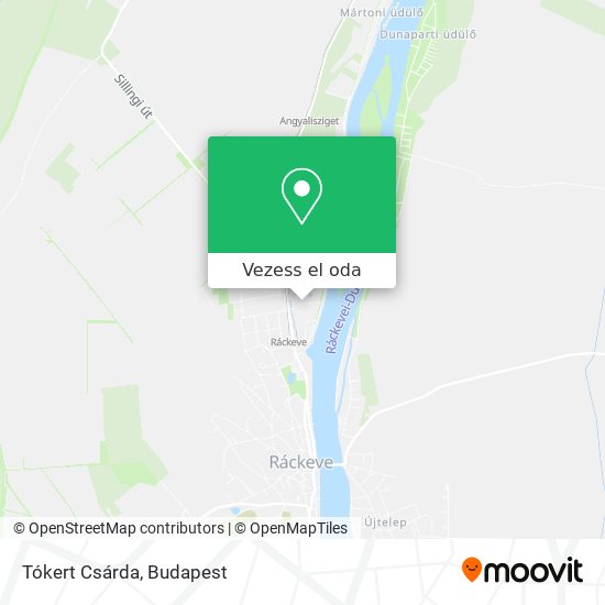 Tókert Csárda térkép