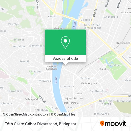 Tóth Czere Gábor Divatszabó térkép