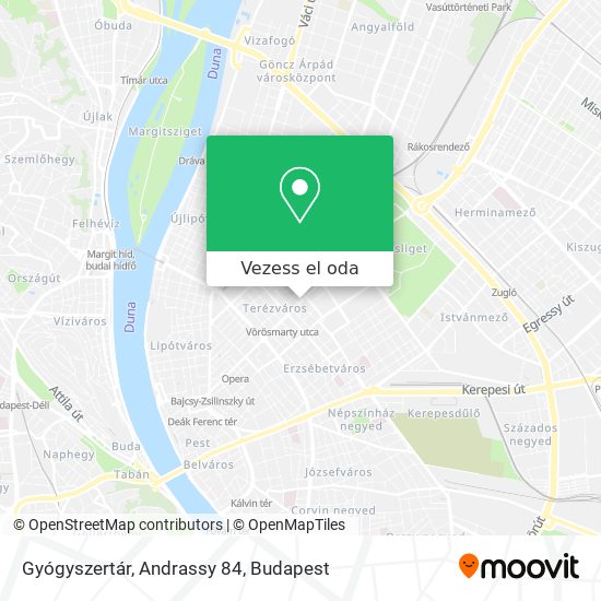 Gyógyszertár, Andrassy 84 térkép