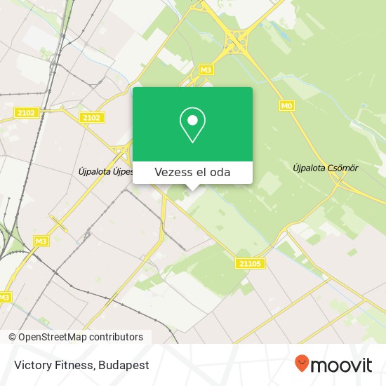 Victory Fitness térkép
