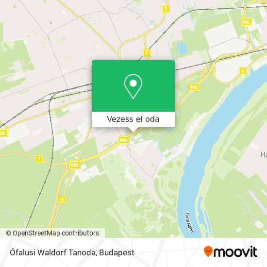Ófalusi Waldorf Tanoda térkép