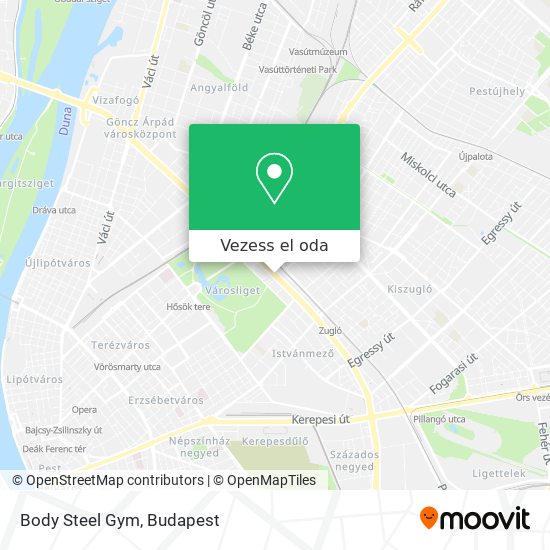 Body Steel Gym térkép