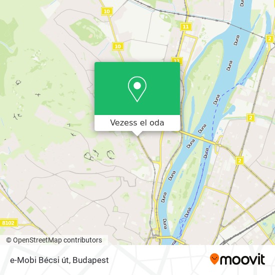 e-Mobi Bécsi út térkép