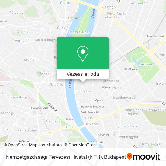 Nemzetgazdasági Tervezési Hivatal (NTH) térkép