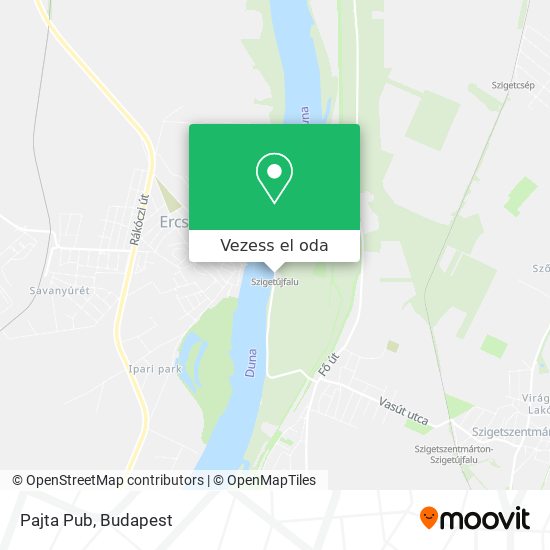 Pajta Pub térkép