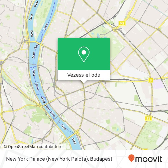 New York Palace (New York Palota) térkép