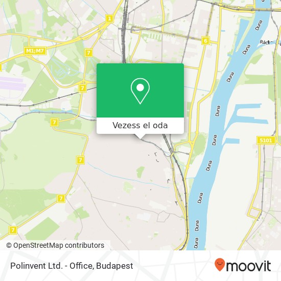 Polinvent Ltd. - Office térkép
