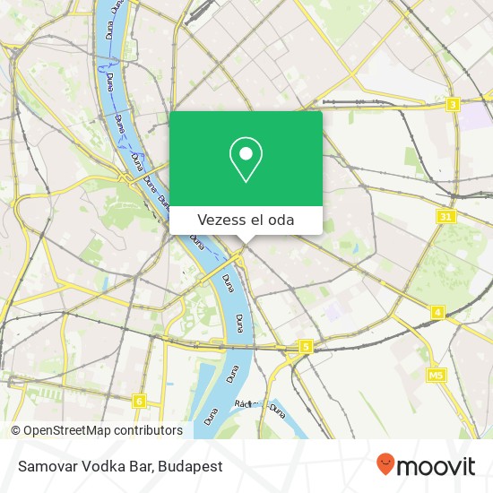 Samovar Vodka Bar térkép