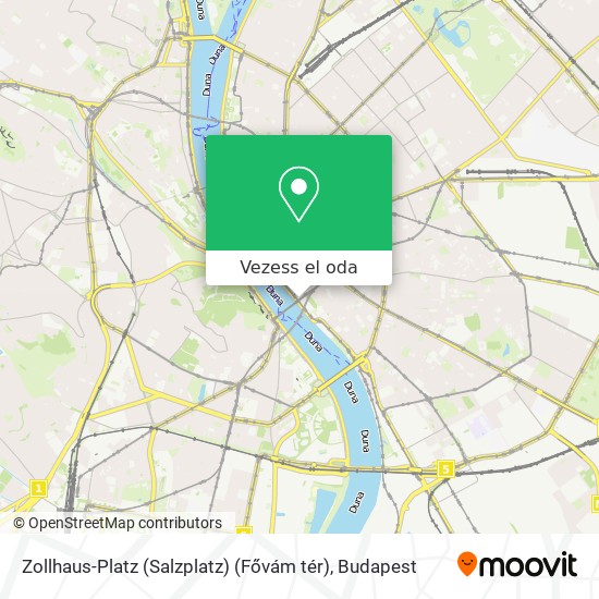 Zollhaus-Platz (Salzplatz) (Fővám tér) térkép