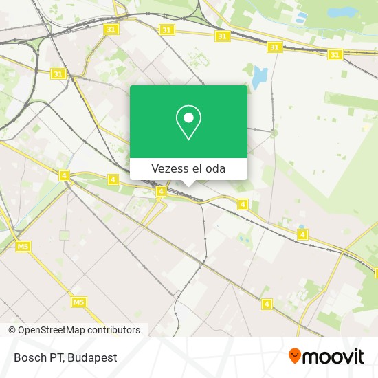 Bosch PT térkép