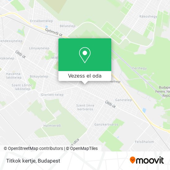 Titkok kertje térkép