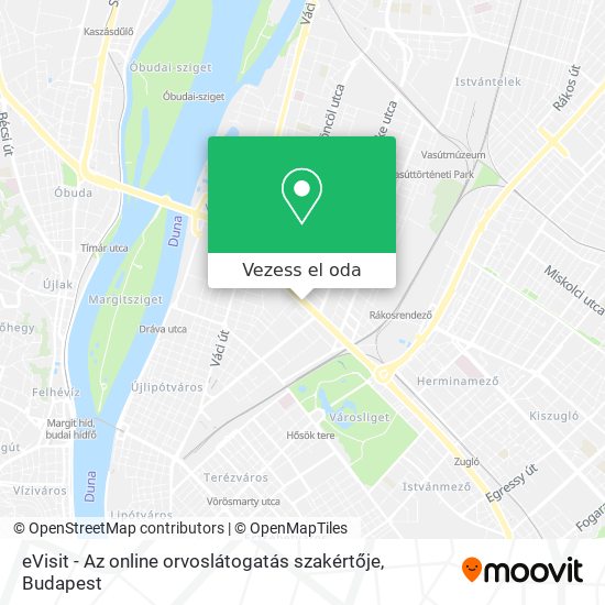 eVisit - Az online orvoslátogatás szakértője térkép