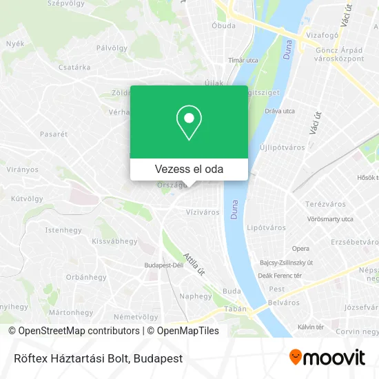 Röftex Háztartási Bolt térkép