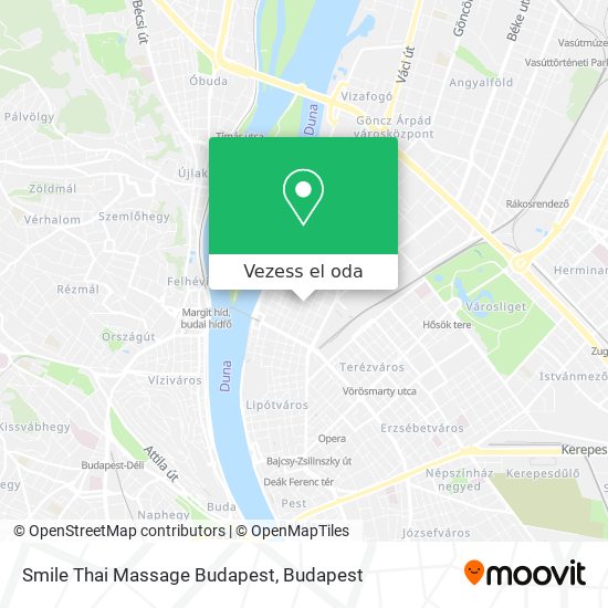 Smile Thai Massage Budapest térkép
