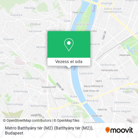 Métro Batthyány tér (M2) (Batthyány tér (M2)) térkép
