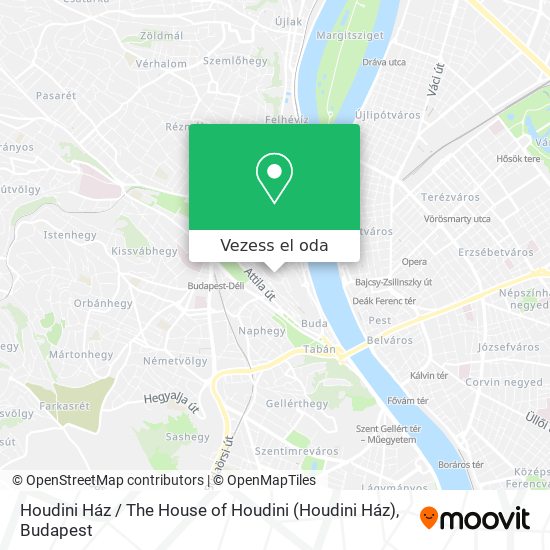 Houdini Ház / The House of Houdini térkép