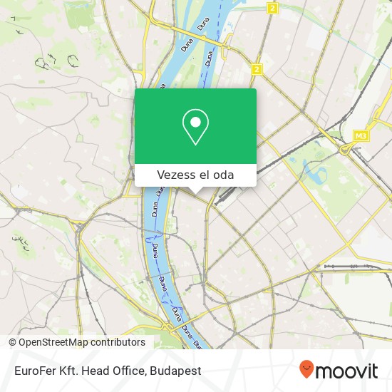 EuroFer Kft. Head Office térkép