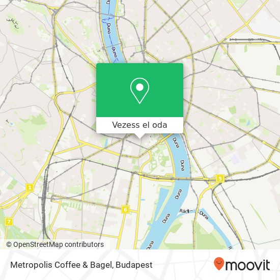 Metropolis Coffee & Bagel térkép