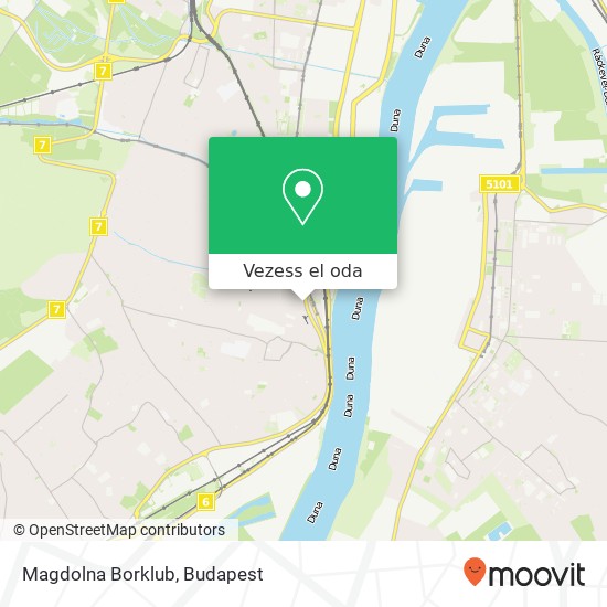 Magdolna Borklub térkép
