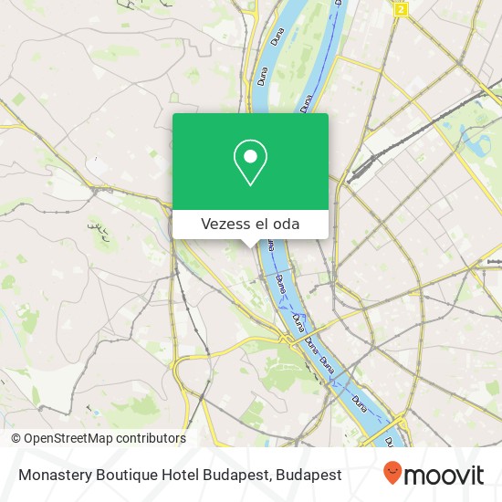 Monastery Boutique Hotel Budapest térkép
