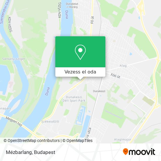 Mézbarlang térkép