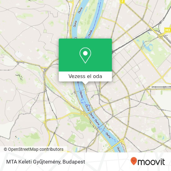 MTA Keleti Gyűjtemény térkép