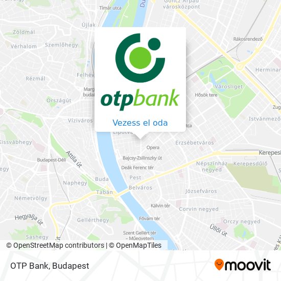 OTP Bank térkép