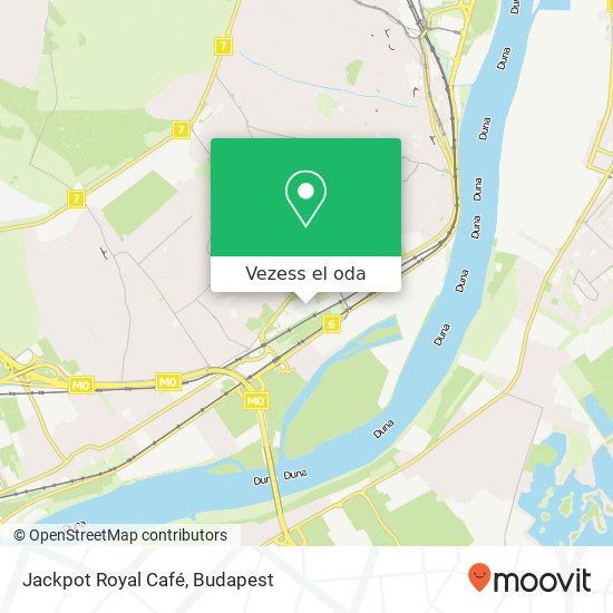 Jackpot Royal Café térkép